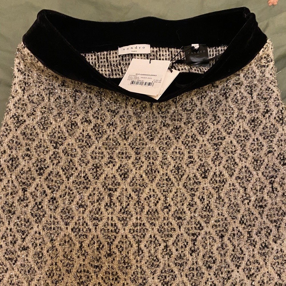 NWT Sandro Tweed Skirt - Picture 7 of 8
